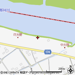 茨城県水戸市圷大野1383周辺の地図