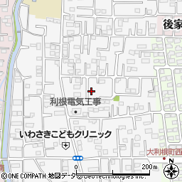 群馬県前橋市箱田町1147周辺の地図