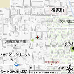 群馬県前橋市箱田町1157-8周辺の地図