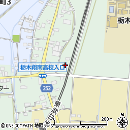 栃木県栃木市大平町川連319周辺の地図
