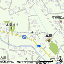 群馬県高崎市本郷町1161周辺の地図