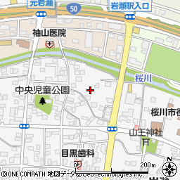 茨城県桜川市岩瀬102-2周辺の地図