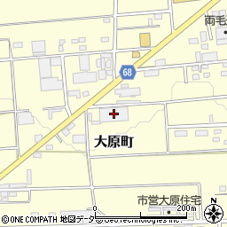 中七北関東周辺の地図