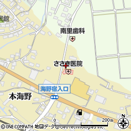 長野県東御市本海野1673周辺の地図