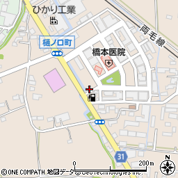 栃木県栃木市樋ノ口町455周辺の地図