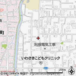 群馬県前橋市箱田町1381-11周辺の地図