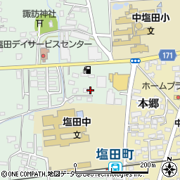 長野県上田市中野66周辺の地図