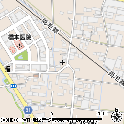 栃木県栃木市樋ノ口町389周辺の地図