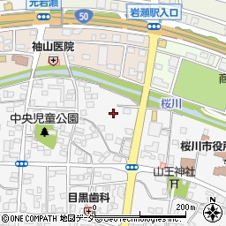 茨城県桜川市岩瀬102-1周辺の地図