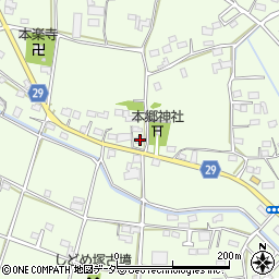 群馬県高崎市本郷町1248周辺の地図