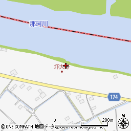 茨城県水戸市圷大野1393周辺の地図