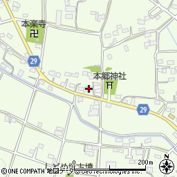 群馬県高崎市本郷町1249周辺の地図