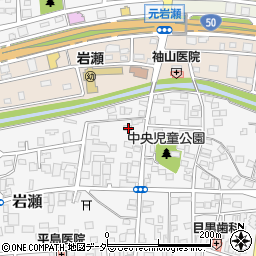 茨城県桜川市岩瀬338-1周辺の地図