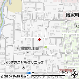 群馬県前橋市箱田町1151周辺の地図