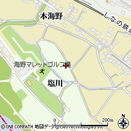 長野県東御市塩川周辺の地図