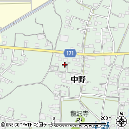 長野県上田市中野605-10周辺の地図