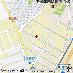 石川県小松市符津町（ソ）周辺の地図