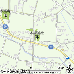 本郷神社周辺の地図