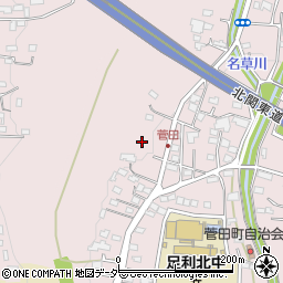 栃木県足利市菅田町164周辺の地図