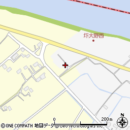 茨城県水戸市圷大野402-1周辺の地図