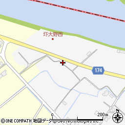 茨城県水戸市圷大野369周辺の地図