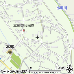 群馬県高崎市本郷町1997周辺の地図