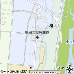 奥田若葉児童館周辺の地図