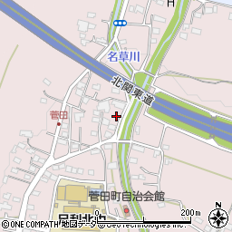 栃木県足利市菅田町184-1周辺の地図