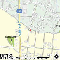 栃木県栃木市大平町牛久431周辺の地図