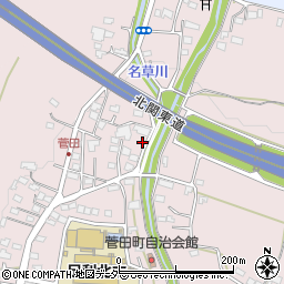 栃木県足利市菅田町185周辺の地図