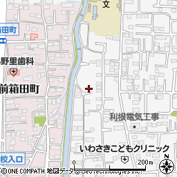 群馬県前橋市箱田町1408周辺の地図