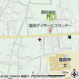 長野県上田市中野351-1周辺の地図