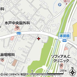 茨城県水戸市千波町83周辺の地図