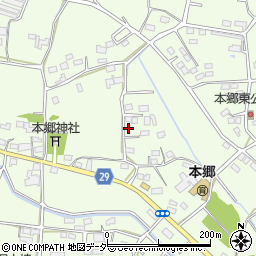 群馬県高崎市本郷町1163周辺の地図