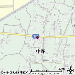 長野県上田市中野605-7周辺の地図