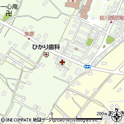 全日食チェーン桜川西店周辺の地図