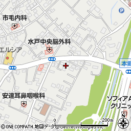 茨城県水戸市千波町89周辺の地図