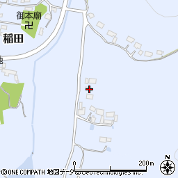 茨城県笠間市稲田2532周辺の地図