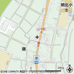 長野県安曇野市明科東川手潮399周辺の地図