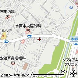 茨城県水戸市千波町89-1周辺の地図