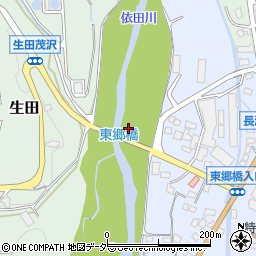 東郷橋周辺の地図