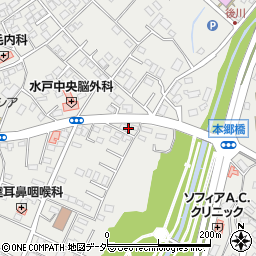 茨城県水戸市千波町86周辺の地図