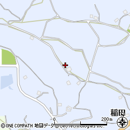 茨城県笠間市稲田259周辺の地図