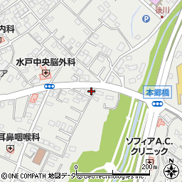 茨城県水戸市千波町86-9周辺の地図