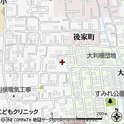 群馬県前橋市箱田町1108-1周辺の地図