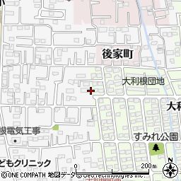 群馬県前橋市箱田町1109周辺の地図