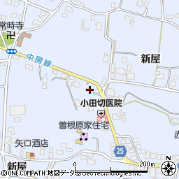 長野県安曇野市穂高有明新屋1636周辺の地図