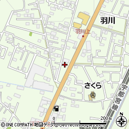 栃木県小山市羽川476周辺の地図