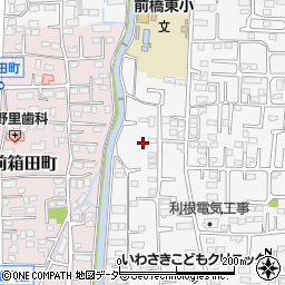 群馬県前橋市箱田町1416周辺の地図