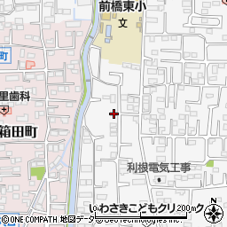 群馬県前橋市箱田町1404周辺の地図